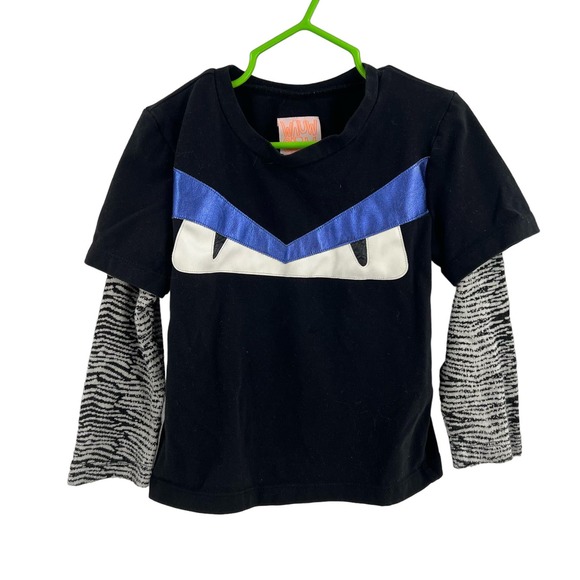Wauw Capow Layered Look Tee Size 4-5 Year - Picture 1 of 4